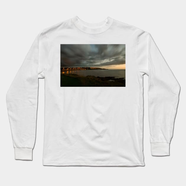 Portishead Seafront Long Sleeve T-Shirt by Nigdaw